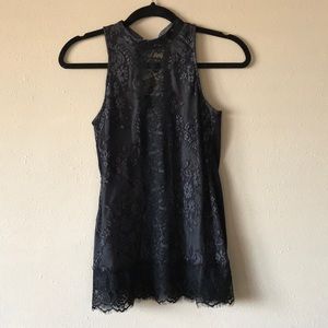 Black Lace Tank